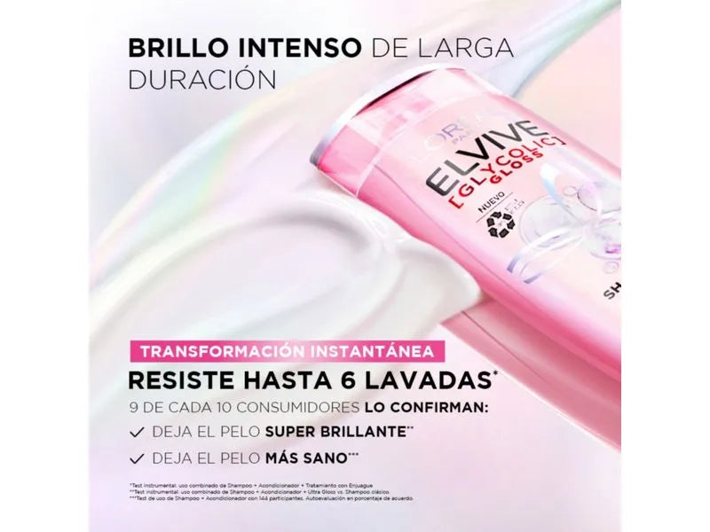 Shampoo Brillo 72 horas 370 ML