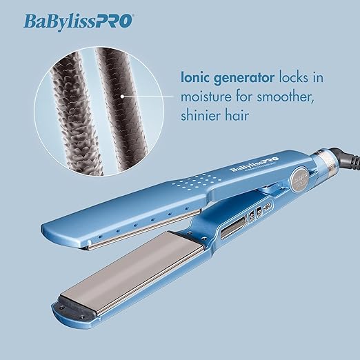BaBylissPRO™ - Nano Titanium - Plancha ionica digital de 1¾"