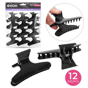 GANCHO PARA EL CABELLO PARA USO DIARIO EVOK 12 PIEZZAS