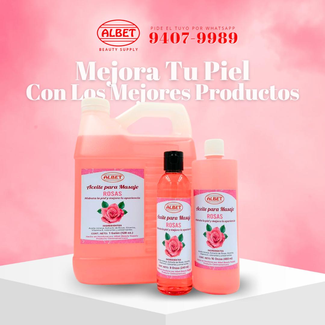 Aceite para masajes Rosas