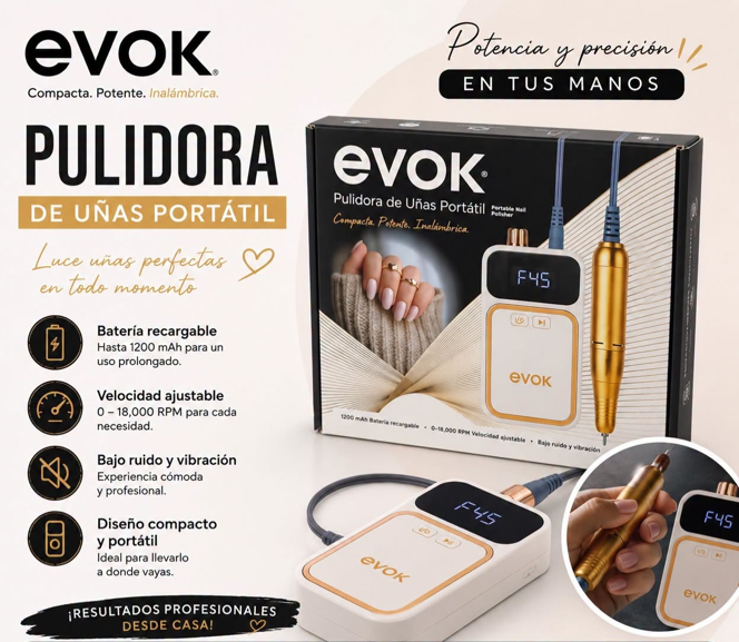 Pulidor recargable evok