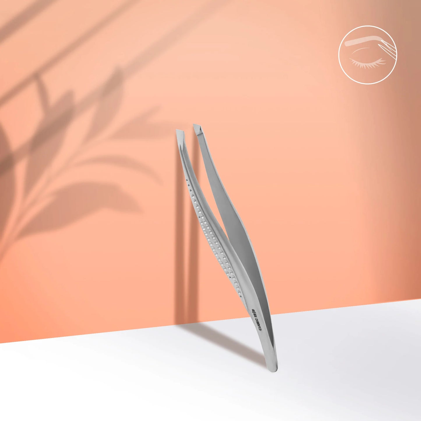 STALEKS CLASSIC 12 TYPE 3 Pinzas para cejas anchas biseladas