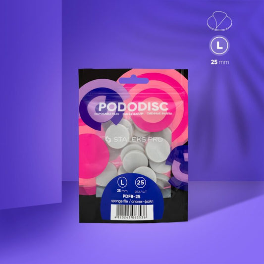 Repuestos con base de esponja para disco para pedicura PODODISC STALEKS PRO L