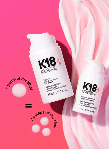 Mascarilla capilar reparadora molecular sin enjuague K18