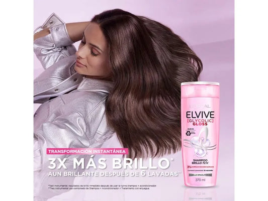 Shampoo Brillo 72 horas 370 ML