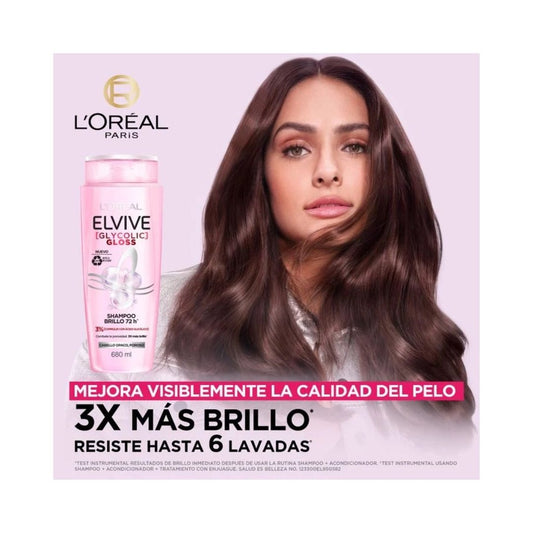 Shampoo Brillo 72 horas 680 ML