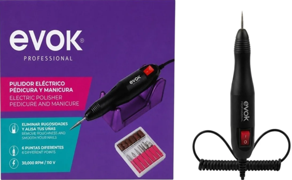 Drill de uñas evok pulidor