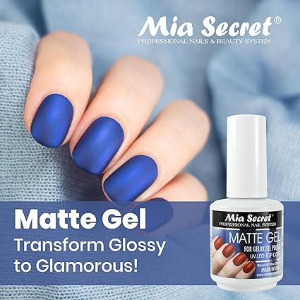 Mia Secret - Gel mate para esmalte de gel GELUX