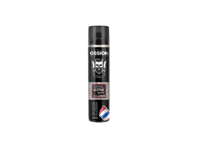 Spray de purpurina Ossion Silver Final Touch - 300 ml