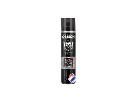 Spray de purpurina Ossion Silver Final Touch - 300 ml