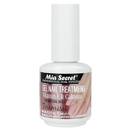 Mia Secret Tratamiento de uñas en gel con vitamina E y calcio