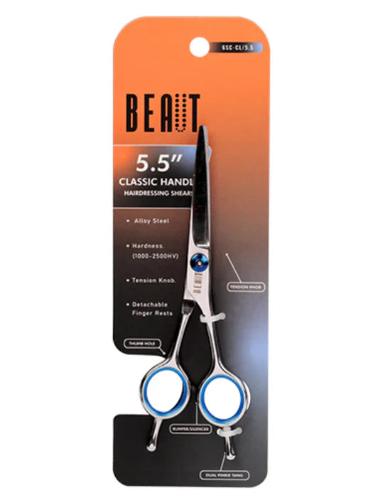 Tijeras de peluquería con mango Beauty Classic 5.5"