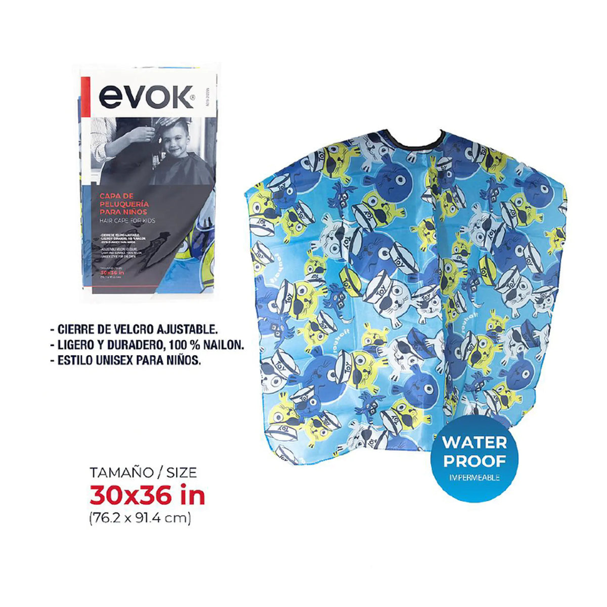 Capa de corte Evok  para niño