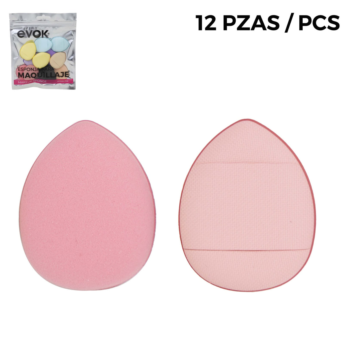 ESPONJA PARA MAQUILLAJE 12 UNID