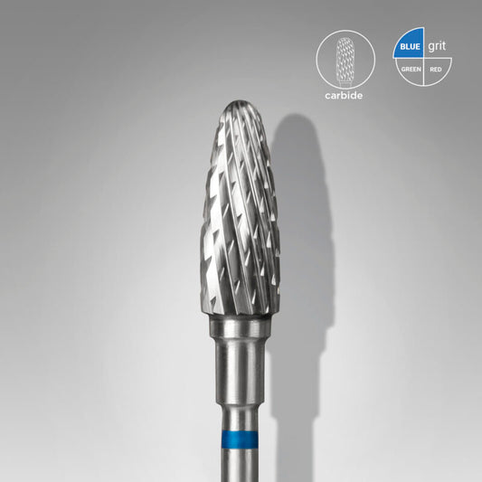 Fresa de metal duro «maiz», azul, diámetro 5 mm / superficie de trabajo 13 mm