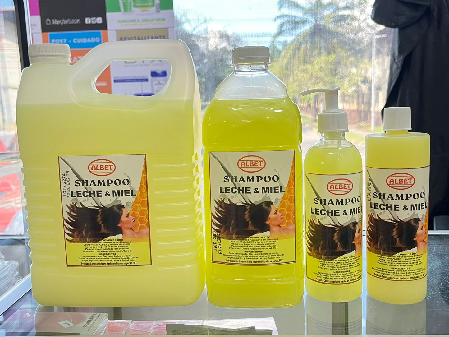 Shampoo Leche y Miel