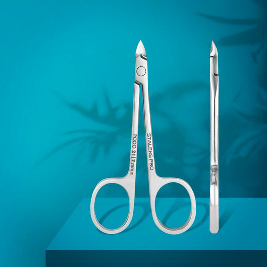Tijeras podológicas estilo alicate para cutículas y callos PODO 21 7 mm