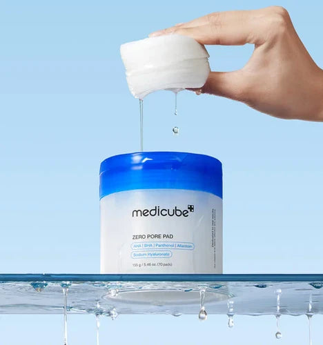 Medicube Zero Pore Pads 2.0 con AHA, BHA, pantenol, alantoína e hialuronato de sodio