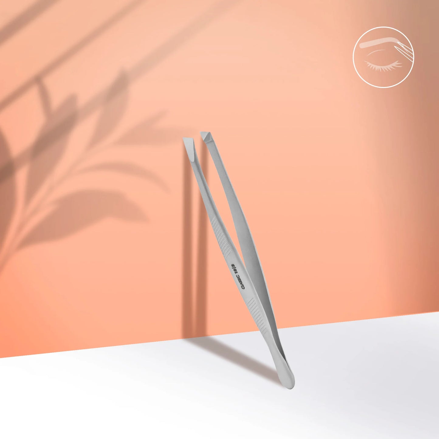 STALEKS CLASSIC 10 TYPE 3 Pinzas para cejas anchas biseladas