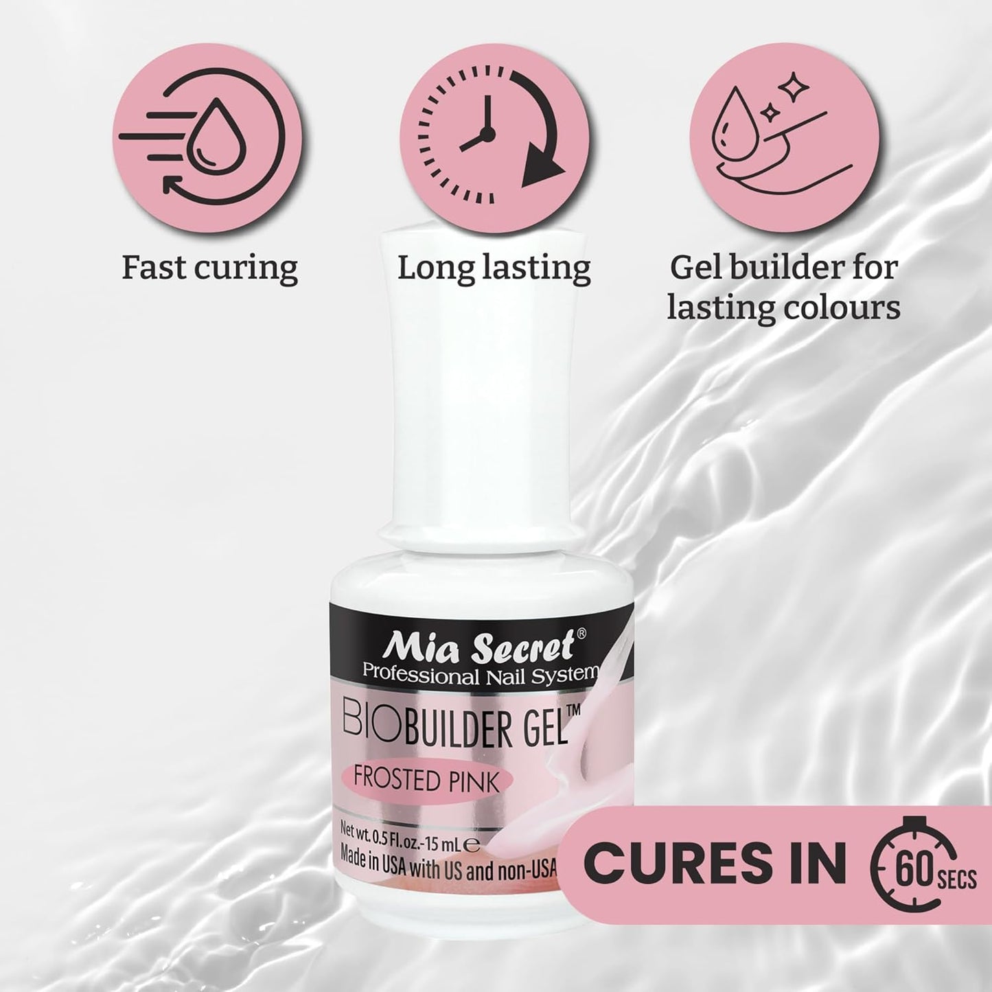 Frosted Pink BioBuilder Gel