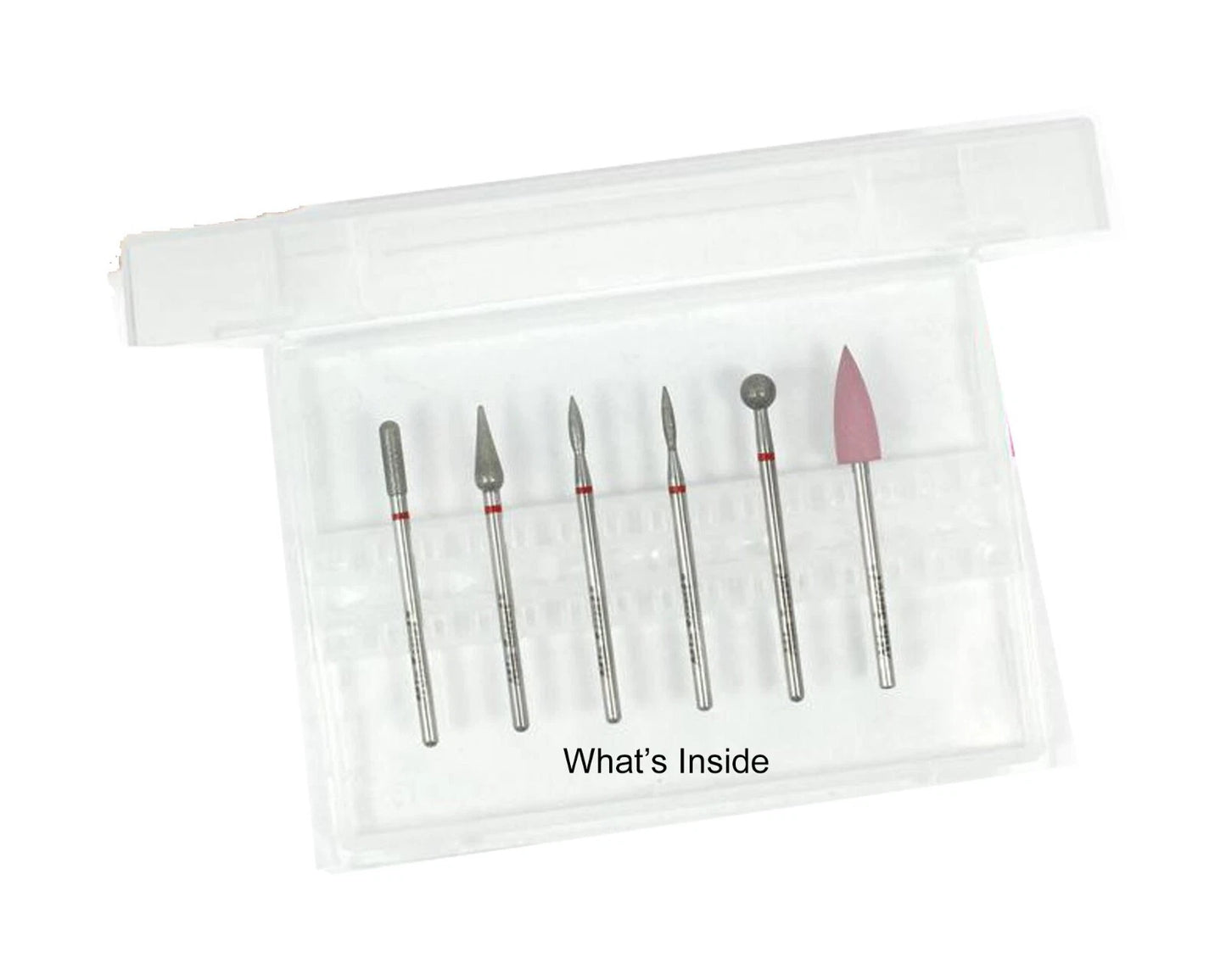 Kit de brocas de manicura seca Mia Secret de 6 piezas para piel sensible