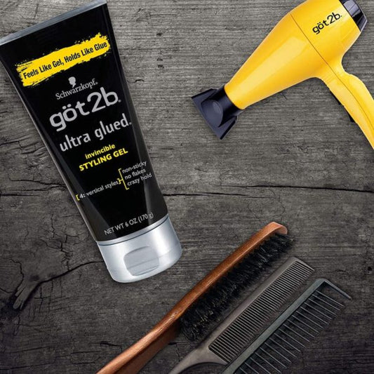 Gel fijador invencible Schwarzkopf Got2B Ultra Glued 177 ML