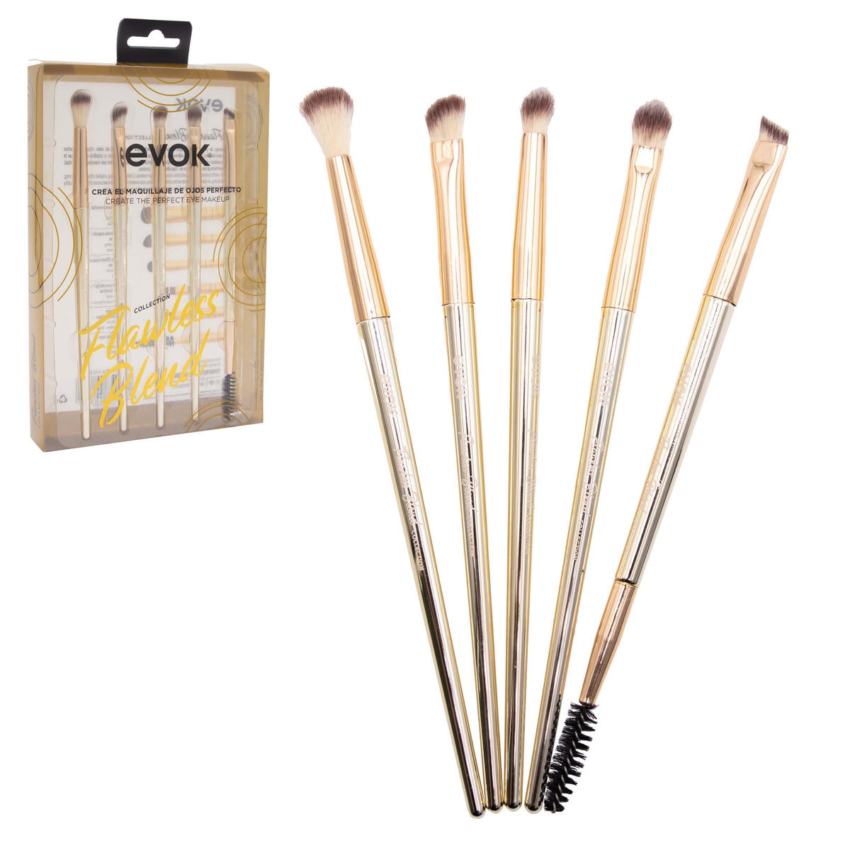 Set De Brochas Para Ojos Evok Flawless Blend