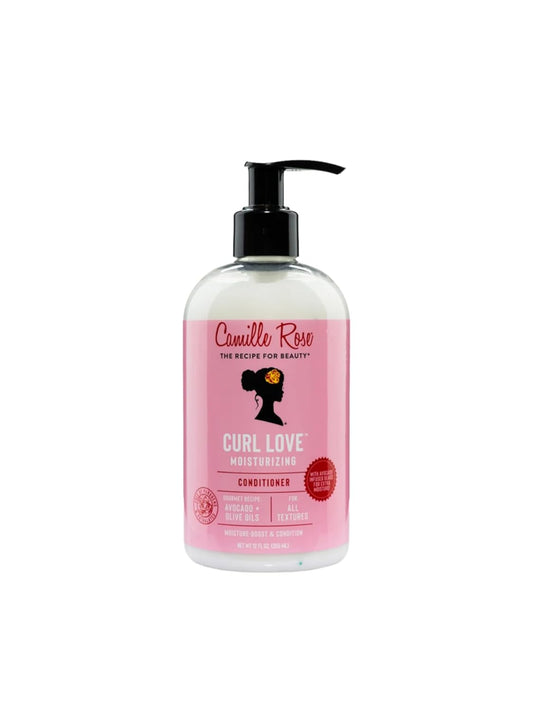 Camille Rose Curl Love Acondicionador, con aceites de oliva, aguacate y almendras